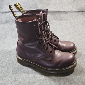 Women's Dr. Martens 1460 Nappa Leather Purple Boots UK38 Size 7